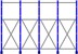 Bild von Kragarmregal doppelseitig, 4 Felder, Höhe 3000 mm, Armtiefe 2x400-700 mm